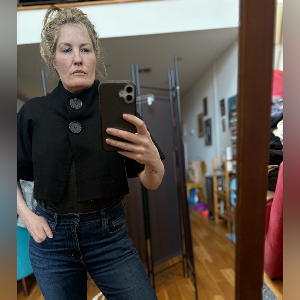 Vintage Saks Cropped Swing Jacket - Picture 2 of 12